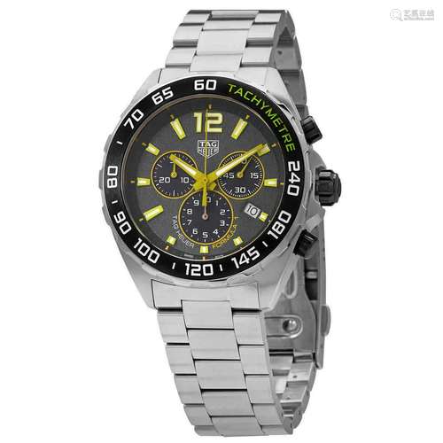 Tag Heuer Formula 1 Chronograph Quartz Grey Dial Men's