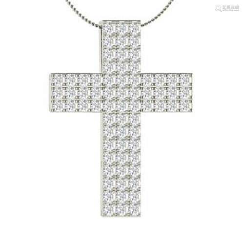 1.12 ctw Diamond Necklace 18K White Gold