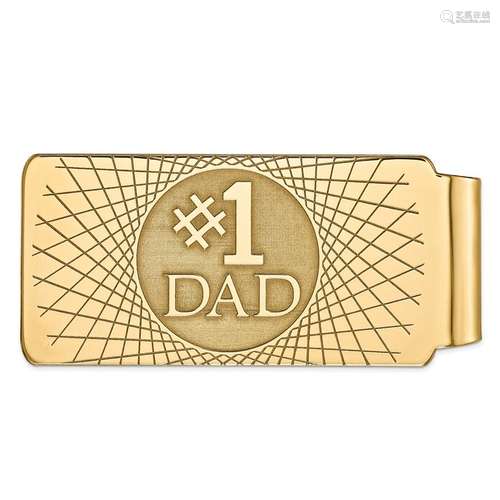 14k Solid Gold Money Clip (56 mm)