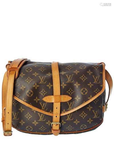 Louis Vuitton Monogram Canvas Saumur 30 (Authentic