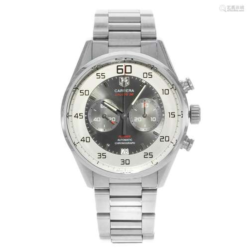 TAG Heuer Carrera Silver Dial Steel Automatic Mens