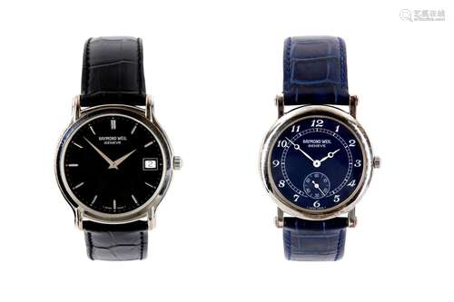 RAYMOND WEIL 2 WRISTWATCHES.