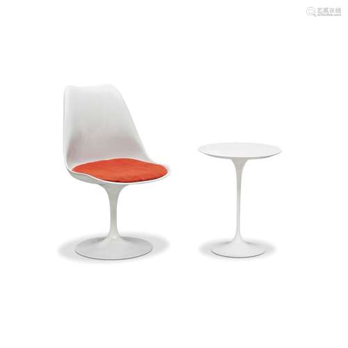 EERO SAARINEN 1910-1961 Sedia e tavolino serie 'Tulip&#...