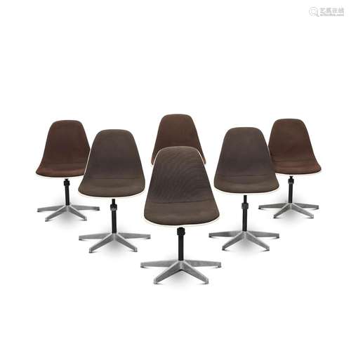 CHARLES E RAY EAMES Sei sedie 'PSC' per Hermann Mi...