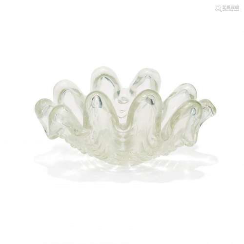 ERCOLE BAROVIER 1889-1974 Coppa serie 'Grosse costolatu...