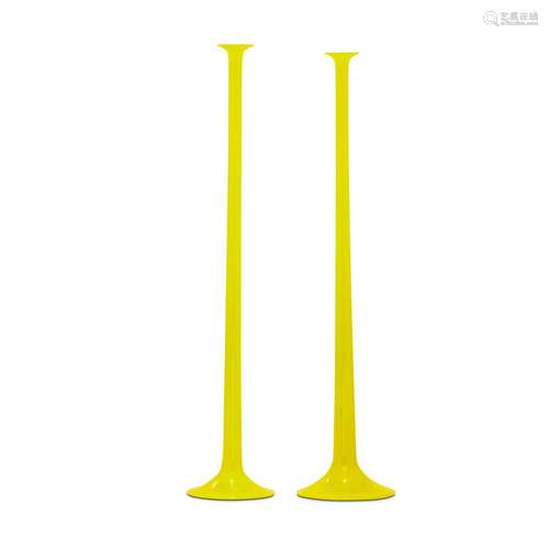 VISTOSI Due candelieri Anni '60 -Two candle holders 196...