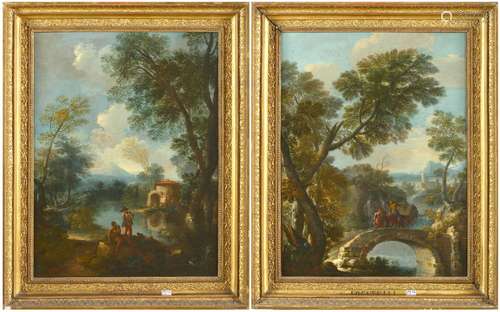 Tableaux LOCATELLI Andréa (1695 - 1741). Attribués à.