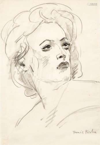 FRANCIS PICABIA 1879-1953 Ritratto Anni ‘50 -Portrait 1950s