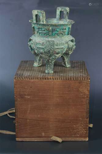 Bronze Fu Vessel