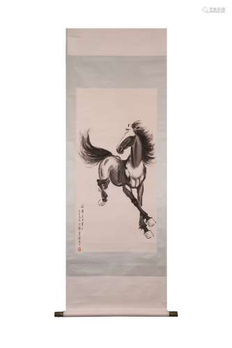 Vertical Painting :Horse  Xu Beihong