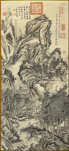 Chinese Ink Painting - Wang meng