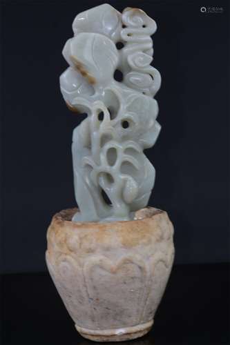 Hetian Jade Rockery Ornament