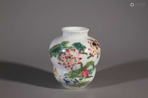 Famille Rose Vase