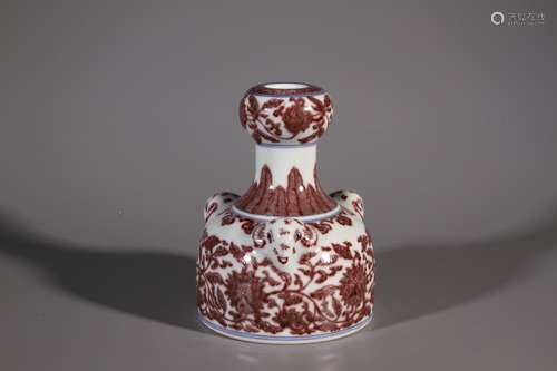 Underglazed Red Zun Vessel