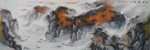 Unframed Painting  Zhang Renzhi