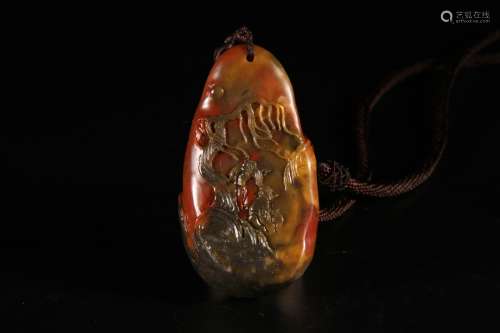 Hongtian Stone Necklace