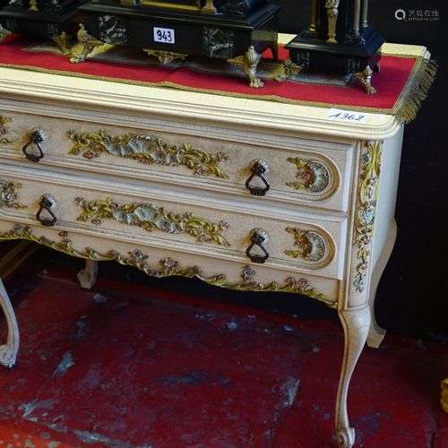 POLYCHROME COMMODE IN LOUIS XV STIJL