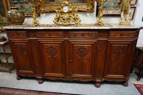 MOOIE GROTE DRESSOIR MET MARMEREN BLAD