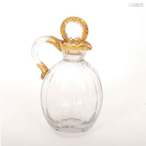 CARAFE DE LA CRISTALLERIE DAUM Carafe en verre transparent e...