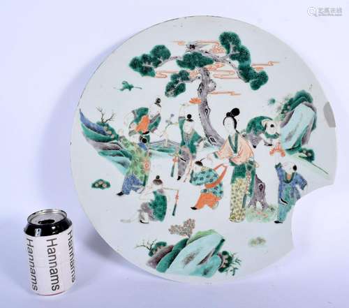 A LARGE 19TH CENTURY CHINESE FAMILLE VERTE PORCELAIN