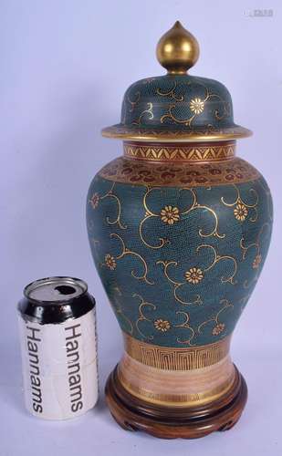 A 19TH CENTURY JAPANESE MEIJI PERIOD OVER ENAMELLED