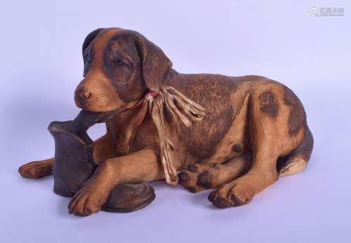 A LATE 19TH CENTURY BAVARIAN BLACK FOREST CARVED …