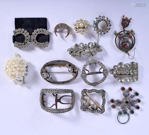 VINTAGE BUCKLES etc. (qty)