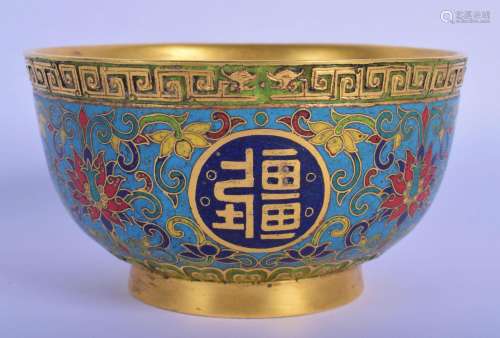 A VERY UNUSUAL 19TH CENTURY CHINESE CLOISONNE EN…