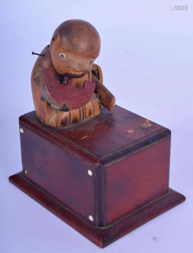 AN UNUSUAL EARLY 20TH CENTURY JAPANESE CARVED KOBE …