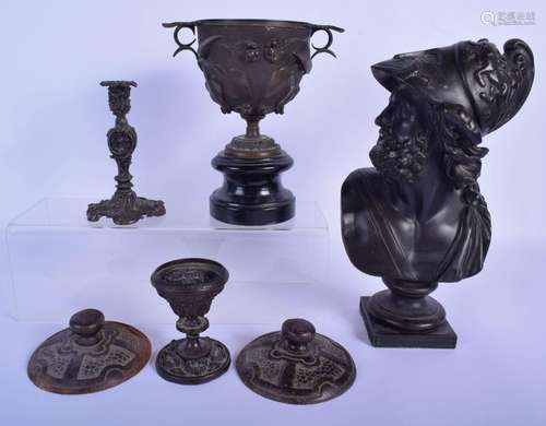 A COLLECTION OF ANTIQUE GRAND TOUR SCULPTURES including