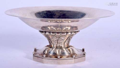 A GEORG JENSEN SILVER SALT. 114 grams. 12 cm x 5 cm.