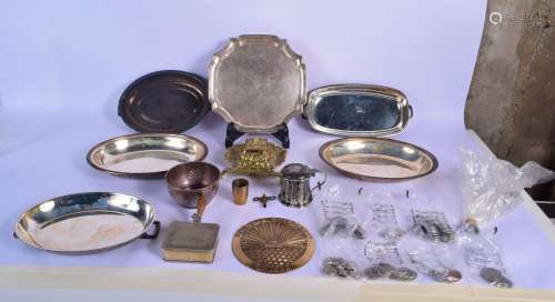SILVER PLATED WARES together with an Art Nouveau