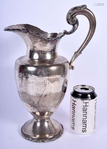 A LARGE MEXICAN SILVER EWER. 1082 grams. 31 cm x 18 cm.