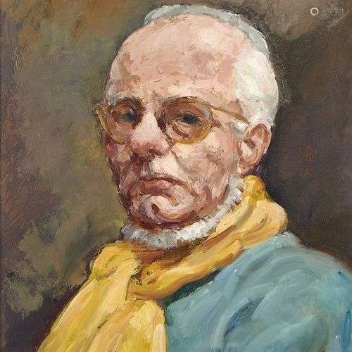 NINO BERTOLETTI 1889-1971 Autoritratto 1968 -Self-portrait 1...