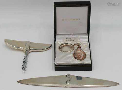 STERLING. (3) Bvlgari Sterling Objects de Art.