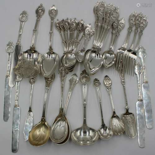 STERLING. Assorted Grouping of Sterling Flatware.