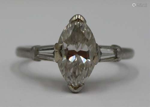 JEWELRY. 1.91 Marquis Diamond, GIA no. 2221103052.