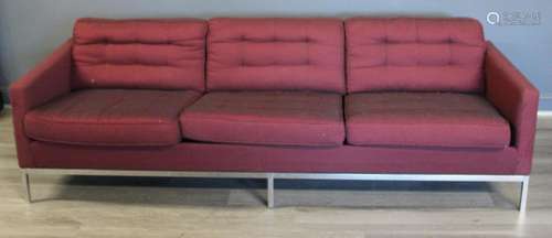 Midcentury Knoll Upholstered Sofa.