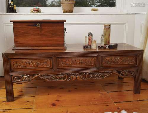 CHINESE QING HARDWOOD KANG TABLE