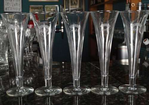 SET OF 5 BAILEYS GLASSES