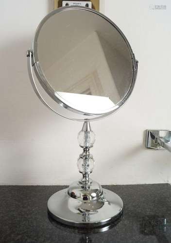 CHROME PLATED VANITY MIRROR