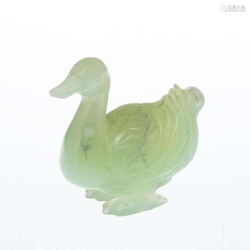 Ente, Jade, China 20. Jahrhundert