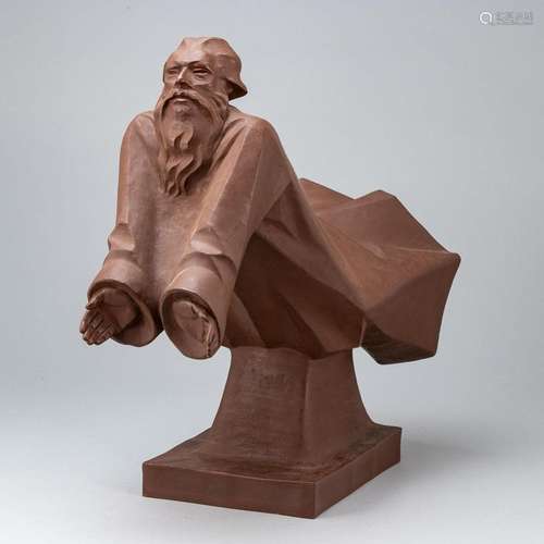 Schwebender Gottvater Ernst Barlach. Meissen 2003.