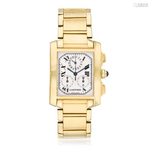 Cartier Tank Francaise Chronograph in 18K Gold