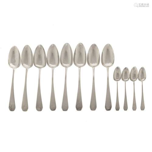 Collection Early American Coin Silver Spoons