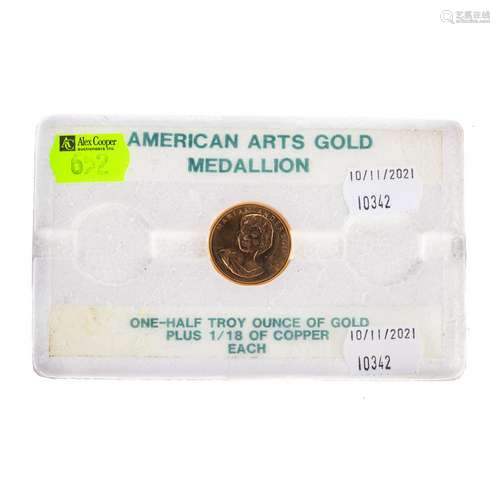 Marian Anderson 1/2 Troy Oz Gold Medallion