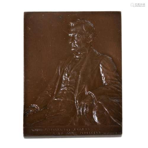 William Maxwell Evarts Uniface Bronze Plaque