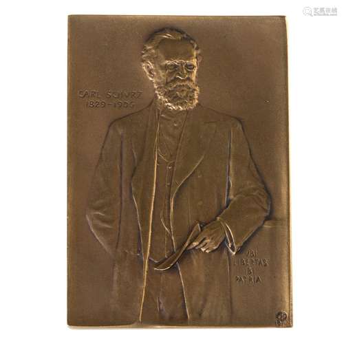 Carl Schurz Plaquette 1907