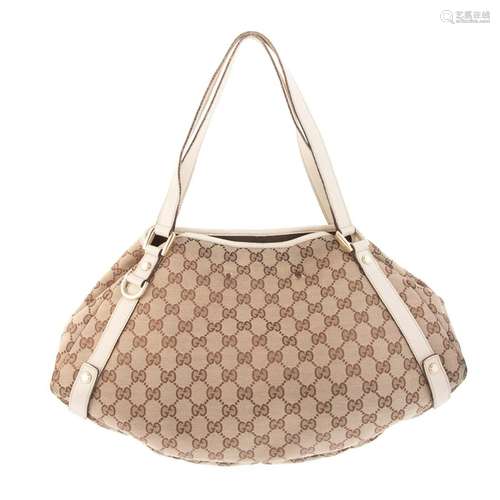 A Gucci Monogram Abbey Hobo