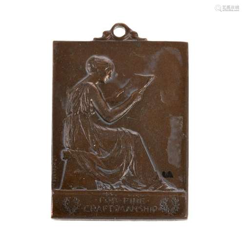 1917 Awarded School Art League Medal